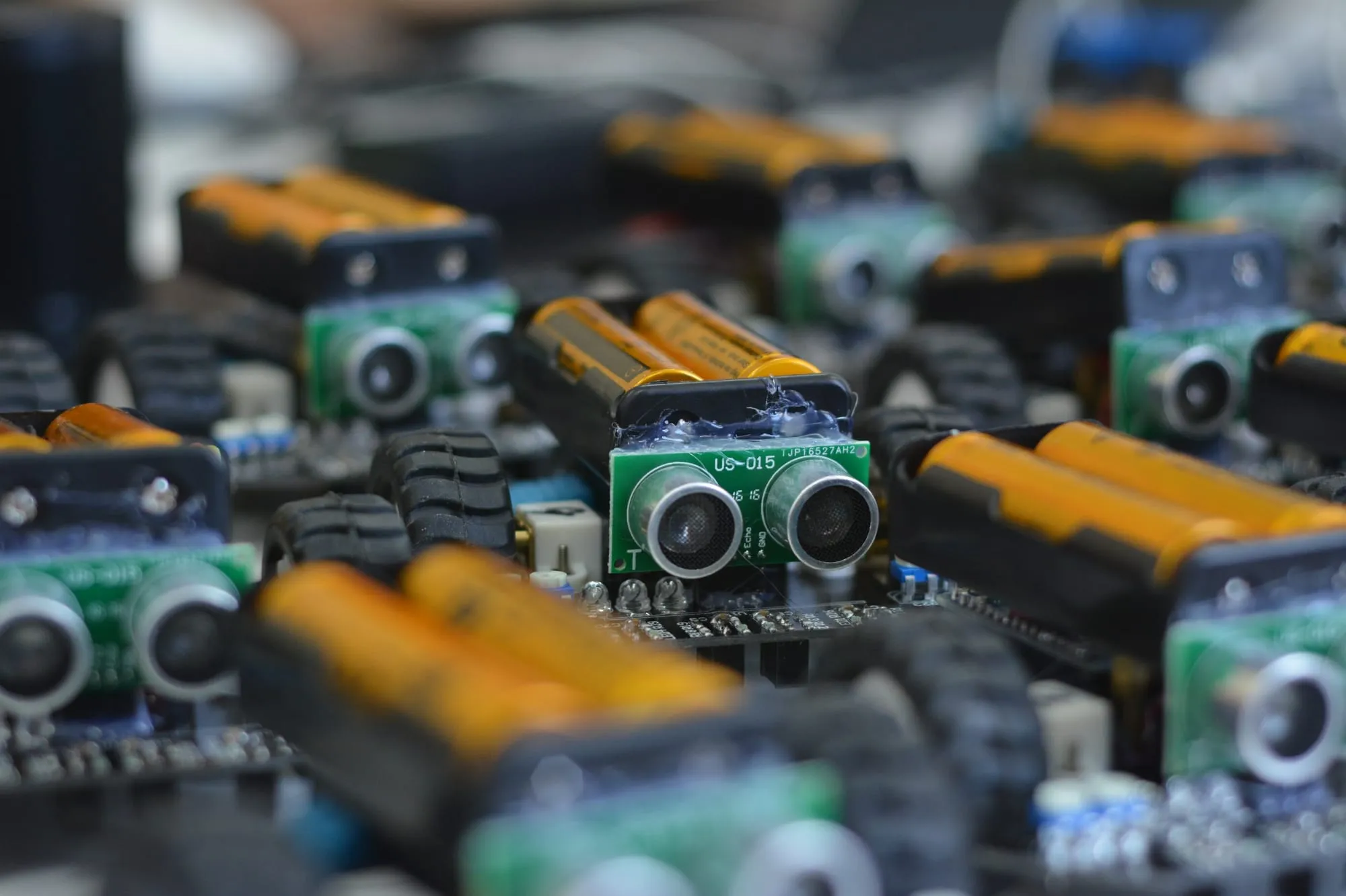 Lithium-ion cells mounted on small electronic circuit boards